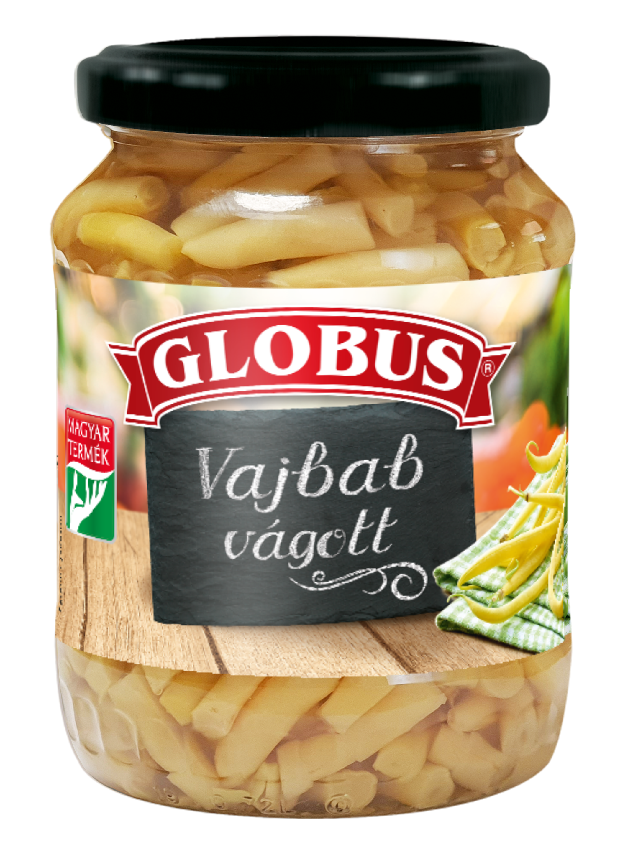 Globus Zöldbab, sárgahüvelyű, vágott 660g